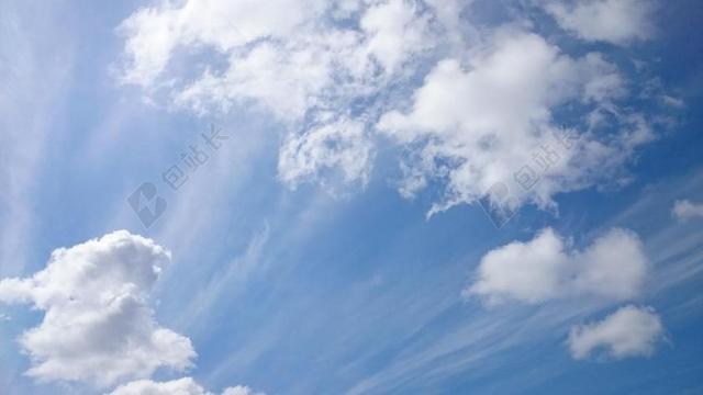天空 云 云的天空 蓝色的天空的云彩 卷云