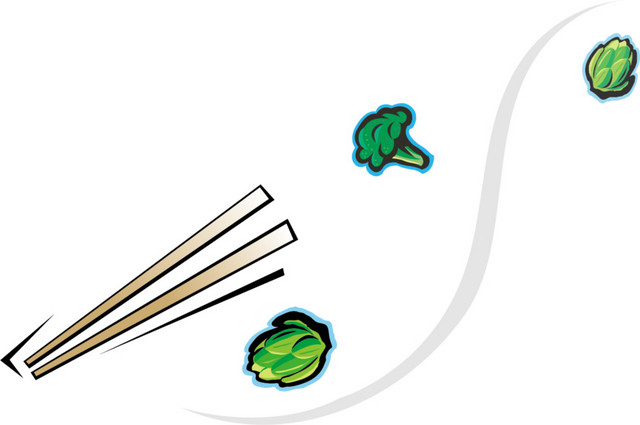 卡通美食火锅涮菜菜花