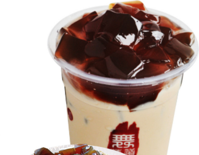 冲绳黑砖冻奶茶