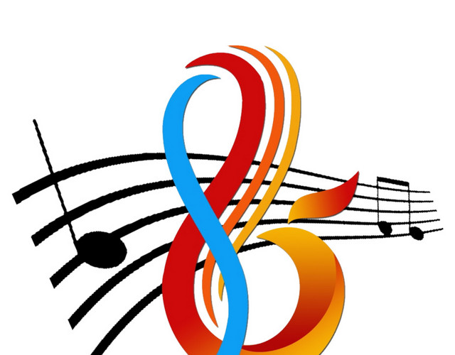 音乐艺术节五线谱标志