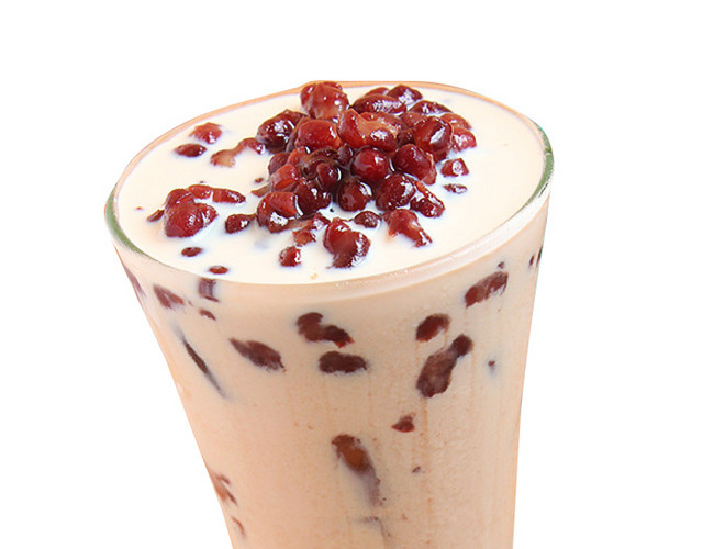 红豆奶茶图片