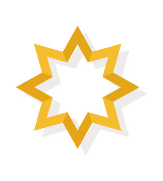 八角星星设计素材