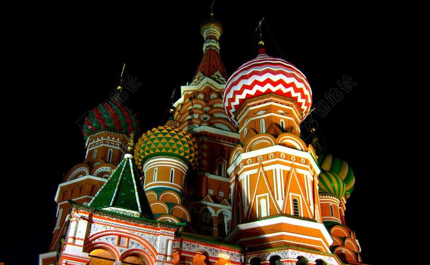 俄罗斯 莫斯科 红场 夜 评议会