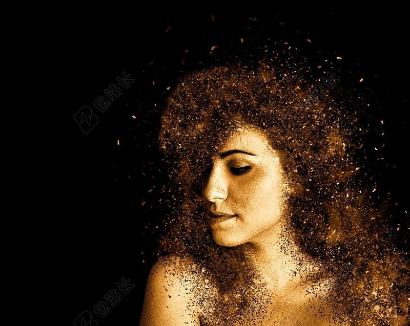 美丽的女人背景图片