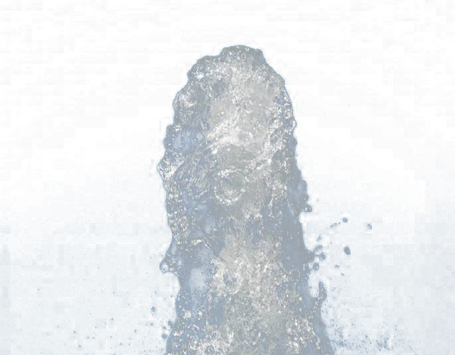 喷泉水柱