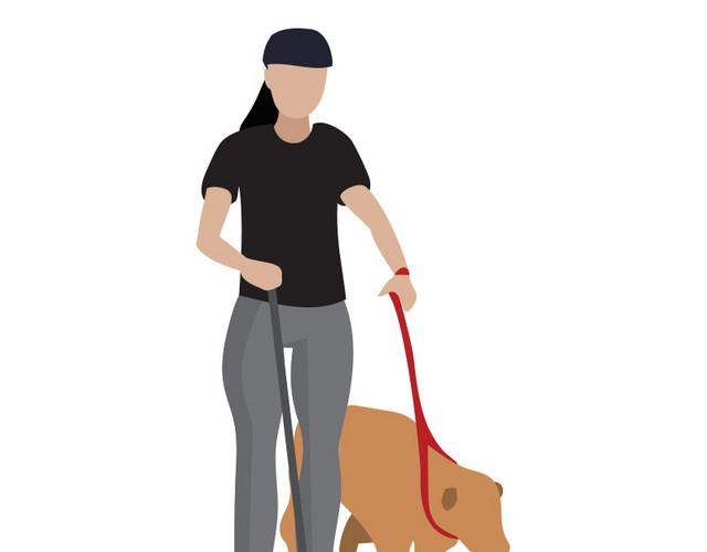 导盲犬行人