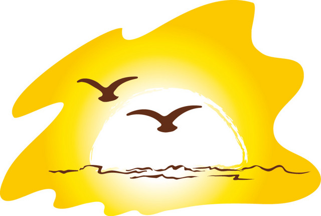 海上夕阳