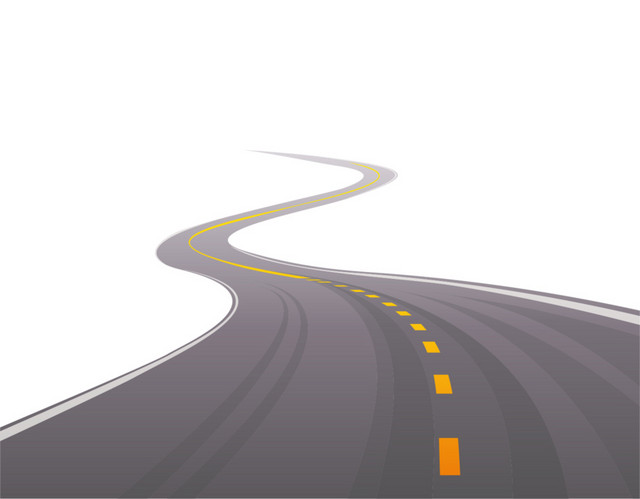 手绘公路