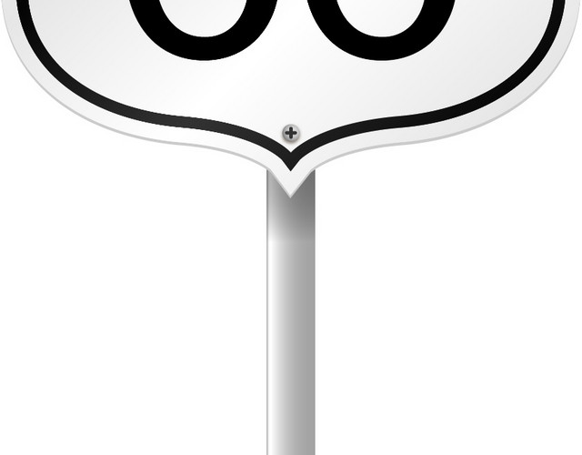 美国66号公路牌