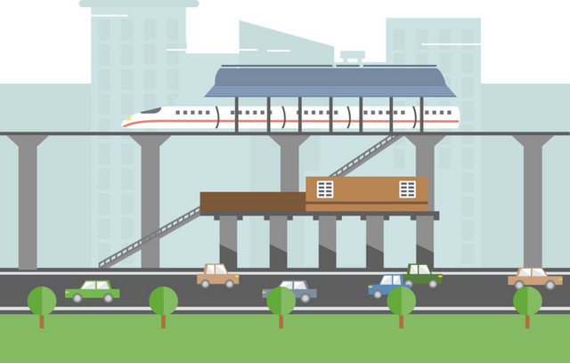 城市交通矢量