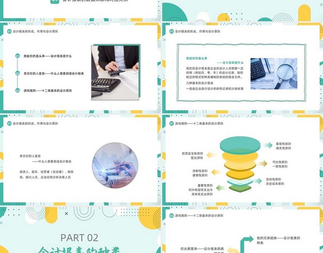 财务报表知识培训简约PPT财务报表培训