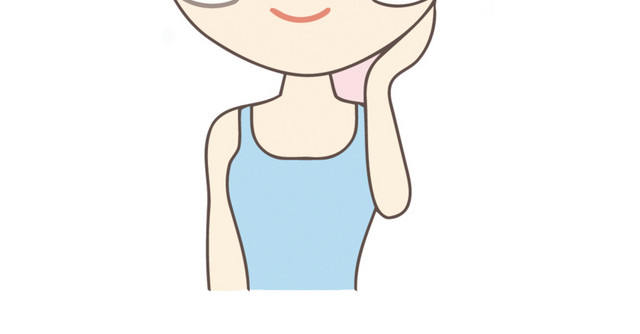 矢量做眼膜的少女