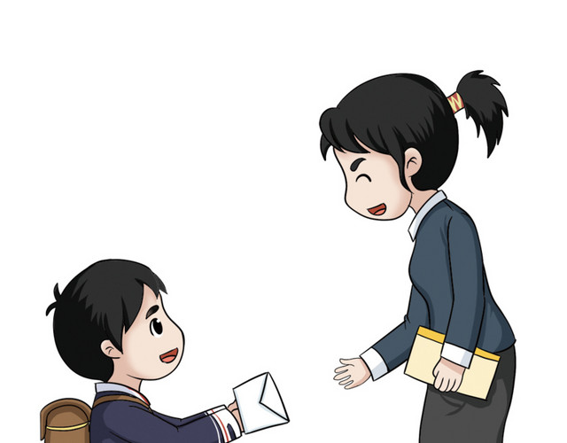 教师节简约插画设计