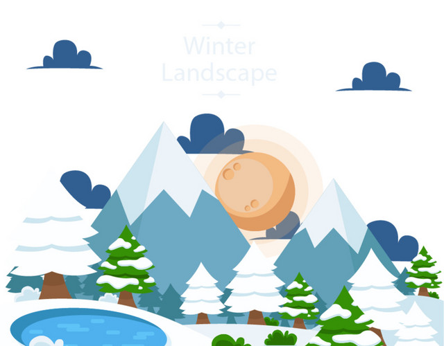 冬季雪景
