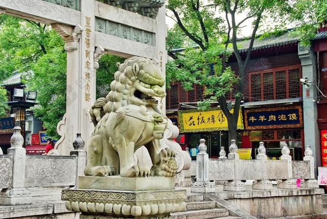 西安 雕像 狮子 中国 皮埃尔 · 宝塔