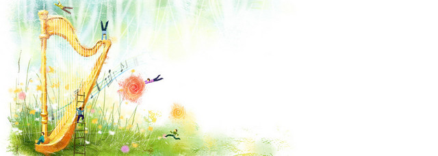手绘儿童背景BANNER