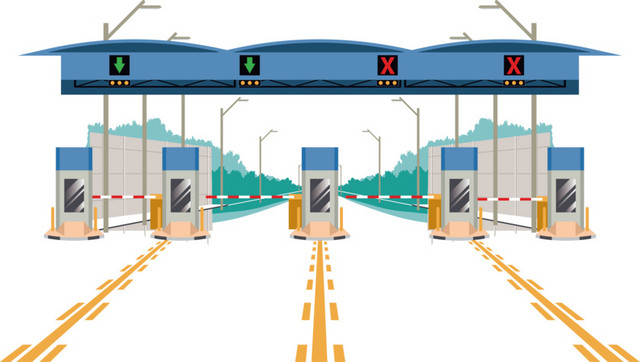 公路交通岗亭收费站