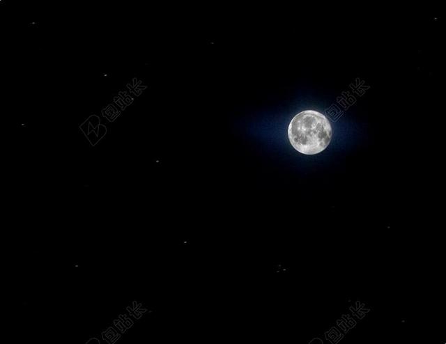 黑色旅游唯美月亮球体表面满月背景图片
