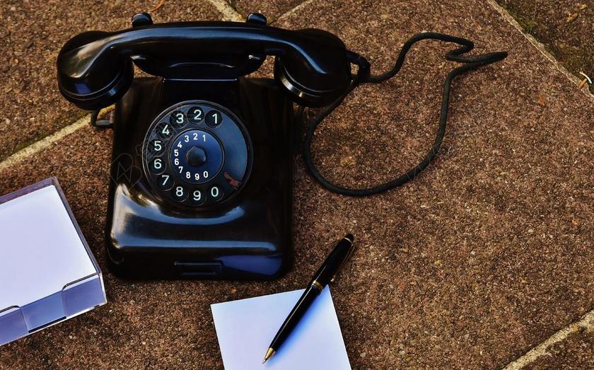 电话 老 建造年份1955 胶木 文章 拨号 电话听筒 笔