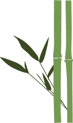 青色竹子矢量素材
