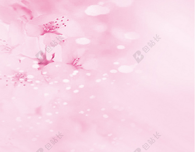 三生三世十里桃花粉色唯美背景素材