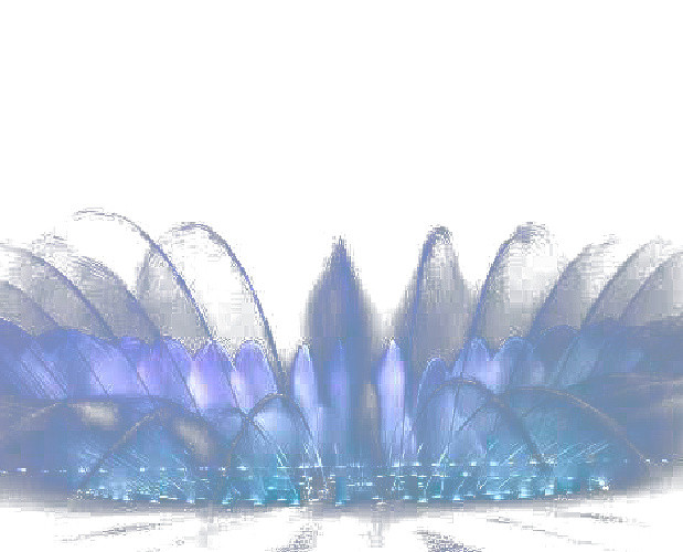 优美喷泉水柱