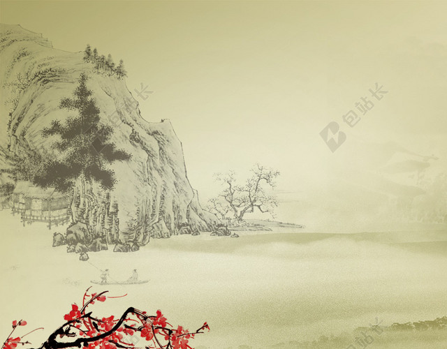 中国风淘宝主图背景