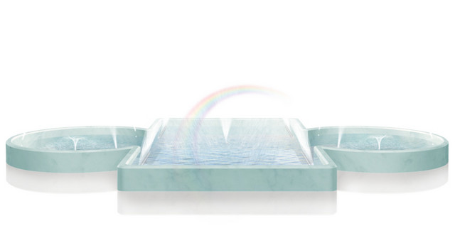 水池喷泉免抠素材