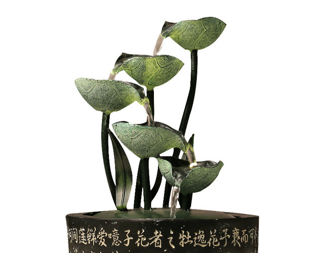 创意家居流水喷泉风水招财水景摆