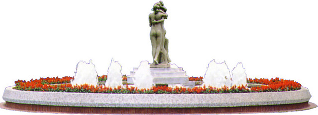 花坛喷泉雕塑