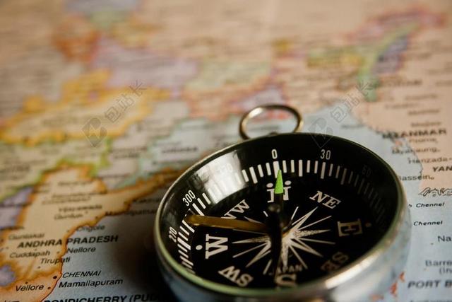 指南针 导航 地图 方向 旅程 旅行 复古 地理 冒险