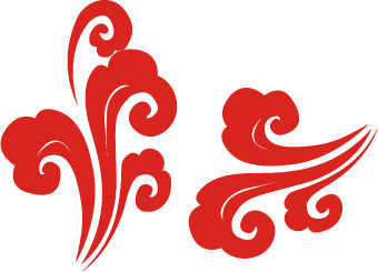 中国风祥云底纹矢量素材
