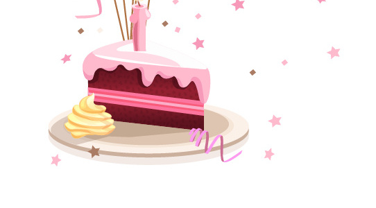 生日快乐 生日标题 蛋糕 祝福