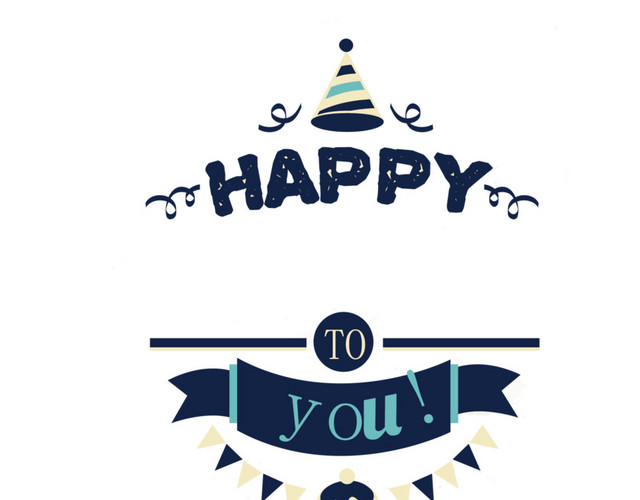 生日快乐 生日标题 蛋糕 祝福