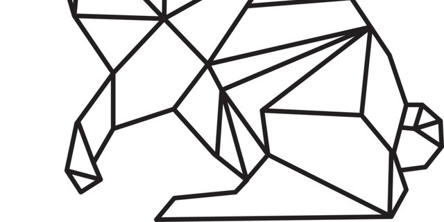 手绘兔子线条