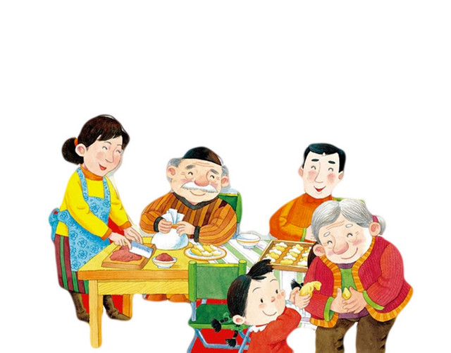 彩色团圆