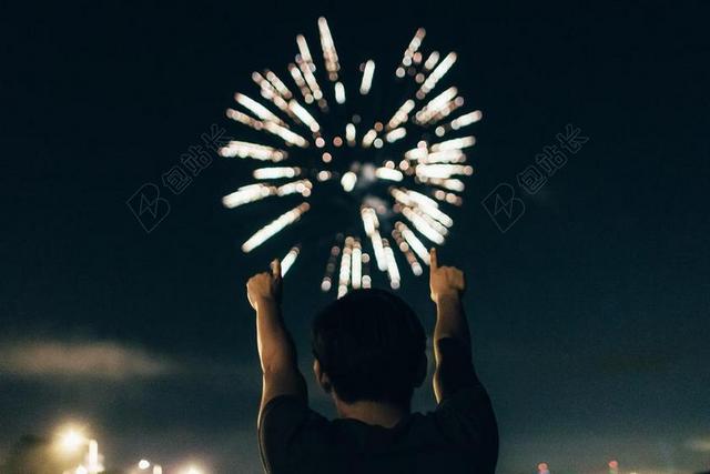繁荣 烟花 美国 7 月 4 第一名 爆炸 光 火 庆典