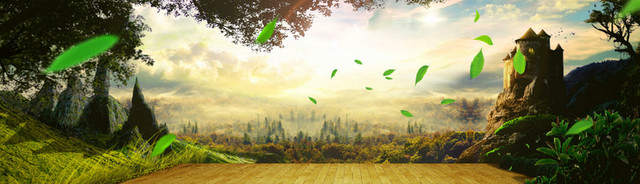 梦幻BANNER背景