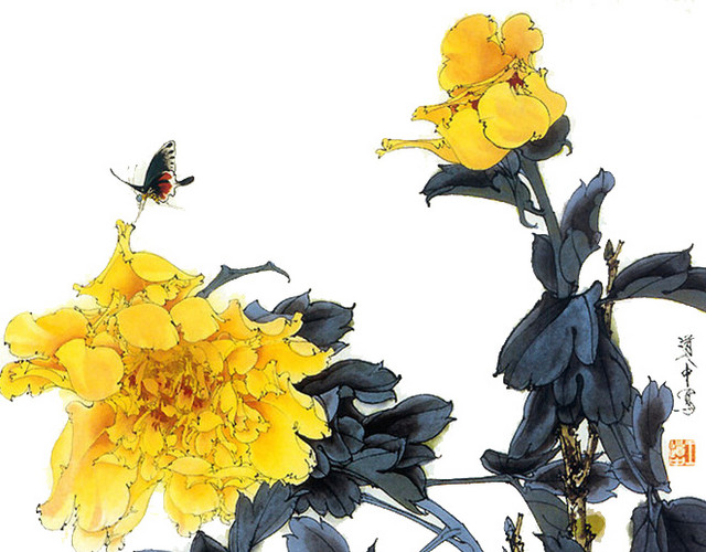 国画菊花