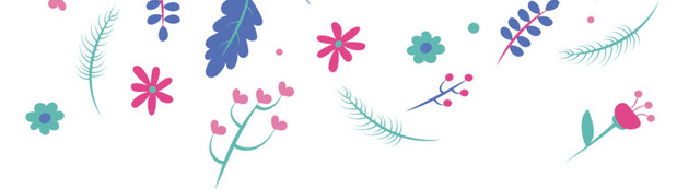 漂浮的碎花花纹