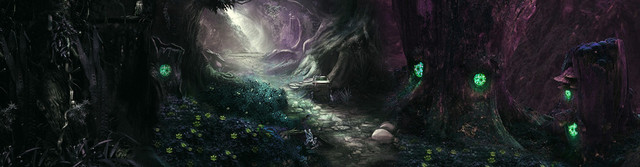 梦幻森林背景