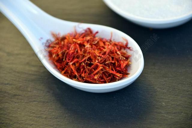 藏红花 香料 品味 颜色 厨师 关闭 东方 红色 美味