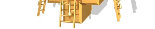 3D小人人民币