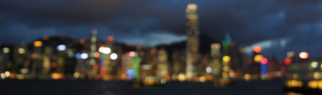 城市夜景虚化BANNER背景