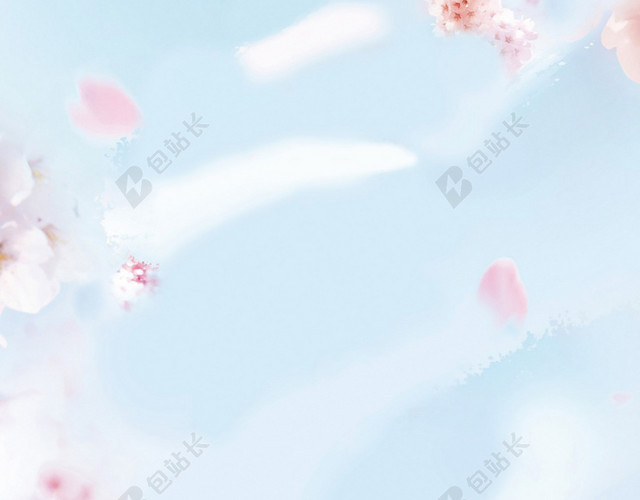 樱花清新背景