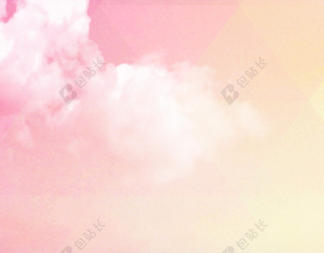 樱花光线云彩背景素材