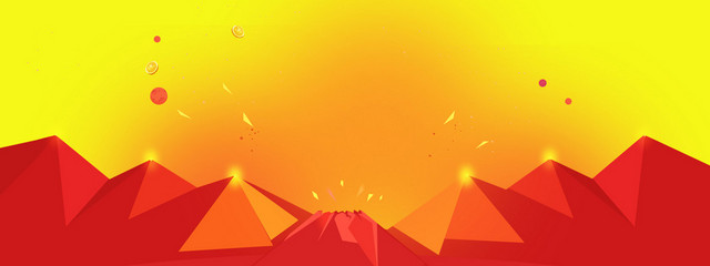 天猫金融黄色橙色大气BANNER