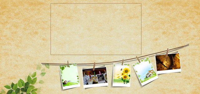 学生毕业纪念册青春背景BANNER