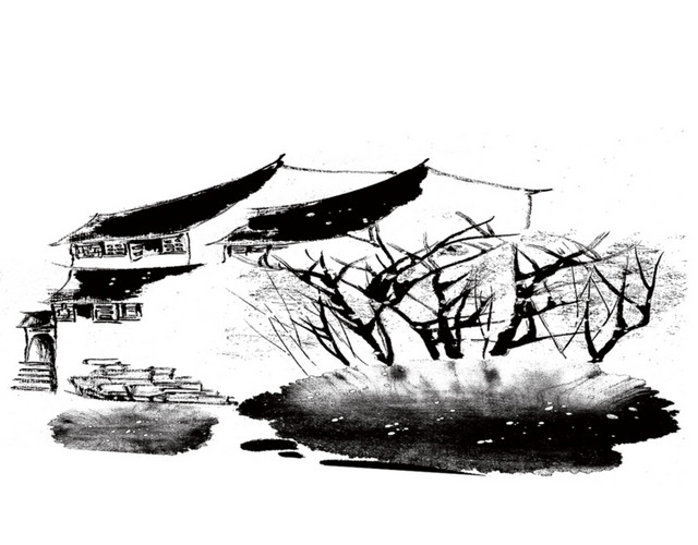 中国风水墨画