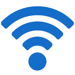 蓝色WIFI背景